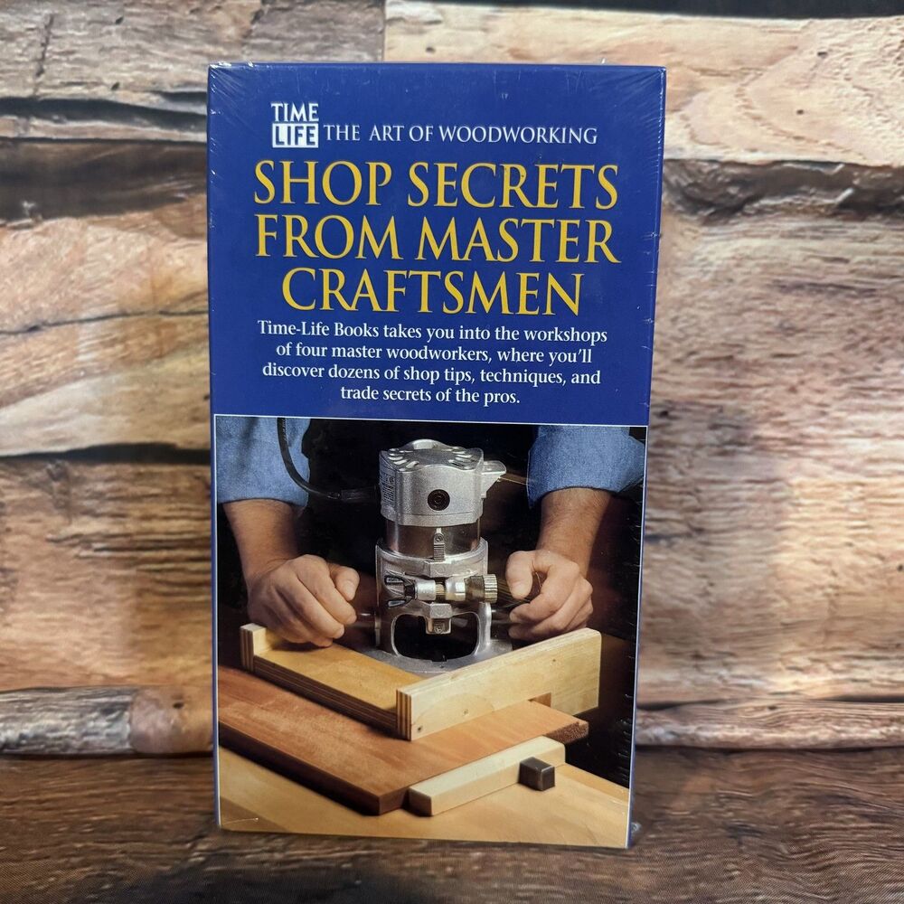 Time Life The Art of Woodworking: Shop Secrets From Master Craftsmen VHS Tape